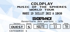 Billets places concert d'occasion  Paris VIII