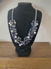 Blue faux pearl for sale  STOKE-ON-TRENT