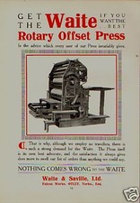 1914 advertising print for sale  FORDINGBRIDGE