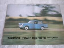 Brochure voiture triumph d'occasion  Bais