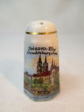Meissen Elbe Dom Recuerdo Porcelana Salero Pimientero Georgenthal Antiguo comprar usado  Enviando para Brazil