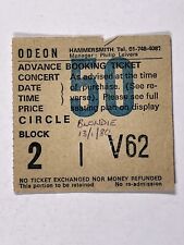 Blondie ticket stub for sale  PRESTON