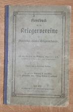 Handbuch kriegervereine preuß gebraucht kaufen  Eppelborn