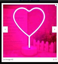 Neon heart light for sale  Towanda