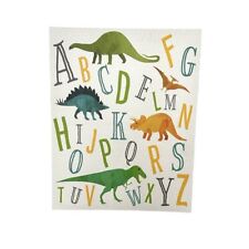 Dinosaur abc canvas for sale  Ashburn