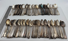 Lote de 120 colheres de chá vintage sortidas Silverplate - Lote #205, usado comprar usado  Enviando para Brazil