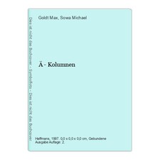 Kolumnen max goldt gebraucht kaufen  Aarbergen