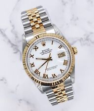 Gents steel 18k for sale  DORKING