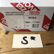 Surface box square for sale  HARTLEPOOL