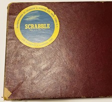 Vintage 1949 scrabble for sale  Lake Villa
