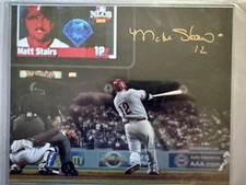 Matt Stairs autógrafo assinado Phillies 08 NLCS Home Run foto 8x10 certificado de autenticidade, usado comprar usado  Enviando para Brazil