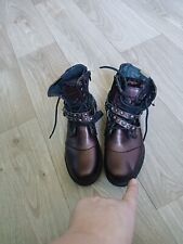Bottines bunker cuir d'occasion  Fontenay-aux-Roses