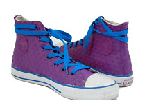 CONVERS ALL STAR Unisex CHUCK TAYLOR Rubber Purple Stars "Blue Strings" UK4 EU37 comprar usado  Enviando para Brazil