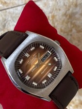 Usado, C1972 RELÓGIO AUTOMÁTICO VINTAGE TECHNOS NAPOLEÃO LARANJA PERFEITO ESTADO 25 JOIAS 42MM MASCULINO comprar usado  Enviando para Brazil