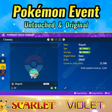 Usado, ✨Shiny Shaymin 💚Event Oak's Letter Shaymin 💜 Pokémon Scarlet & Violet comprar usado  Enviando para Brazil