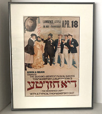 Yiddish theater poster for sale  Hudson