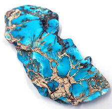 Laje azul turquesa natural 110 quilates pedra preciosa solta certificada áspera sem cortes 5FRL comprar usado  Enviando para Brazil