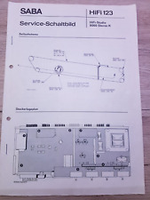 Schaltplan saba hifi gebraucht kaufen  Hemmingen