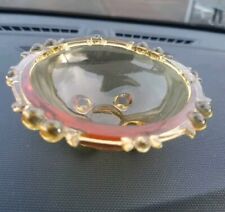 Amber glass ashtray for sale  LIVERPOOL