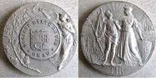 Médaille argent algerie d'occasion  Montpellier-