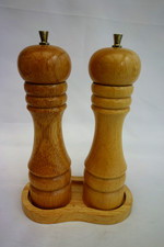 Wooden salt pepper for sale  LUDLOW