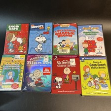 8 Charlie Brown Peanuts Gang Snoopy DVD Lot Christmas Holiday Valintine Cartoons comprar usado  Enviando para Brazil