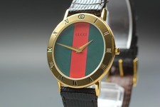 Usado, Vintage [Quase Perfeito] Gucci 3000.2.M Sherry Line Relógio Masculino de Quartzo Romano JAPÃO comprar usado  Enviando para Brazil
