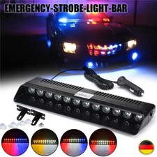 12LED Auto Blitzlicht Frontblitzer Warnleuchte Dash Strobe Notfall Warnung Gelb comprar usado  Enviando para Brazil