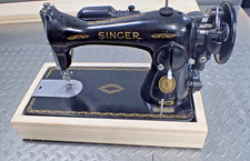 Usado, NOVA BASE DE MADEIRA DE PINHO para máquinas de costura SINGER tamanho completo 66 201 15-91 feitas à mão comprar usado  Enviando para Brazil