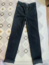 Ladies black corduroy for sale  BOREHAMWOOD