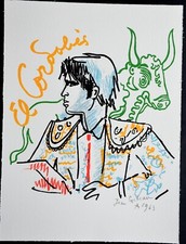 Superbe lithographie jean d'occasion  Perpignan-