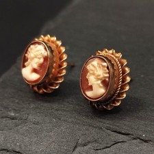 cameo stud earrings for sale cameo stud earrings for sale ROMFORD