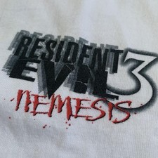 Camiseta promocional Resident Evil 3 Nemesis XL branca Capcom Game Tee Hanes vintage rara comprar usado  Enviando para Brazil