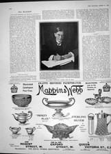 Estampa antiga original 1904 Sir Alfred Scott-Gatty Garter King Arms Mappin comprar usado  Enviando para Brazil