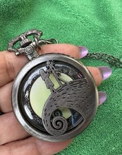Usado, Relógio de bolso decorativo estilo Nightmare Before Christmas Jack Skellington & Sally comprar usado  Enviando para Brazil