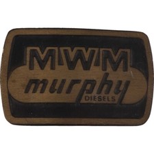Fivela de cinto vintage anos 70 conjunto gerador de peças de motor diesel Murphy D226 latão MWM comprar usado  Enviando para Brazil