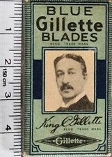 Old blue gillette for sale  DUNDEE