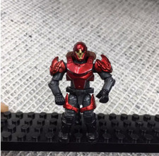 Usado, Mini boneca brinquedo bloco de construção Mega Bloks Destiny Golden Hunter laranja vermelho 2 polegadas comprar usado  Enviando para Brazil
