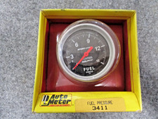Medidor automático 3411 medidor de pressão de combustível 2 5/8" preto 0-15 psi mecânico Sport Comp comprar usado  Enviando para Brazil
