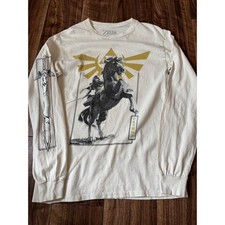 Camiseta Legend of Zelda Manga Longa Creme Geeknet Tamanho S Link Master Sword Rara comprar usado  Enviando para Brazil