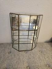 Brass glass cabinet for sale  Downey