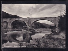 Cartolina borgosesia ponte usato  Italia