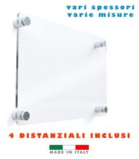 Targa plexiglass trasparente usato  Cariati