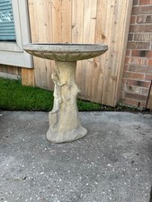 Beautiful concrete birdbath for sale  Humble