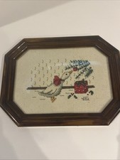 Vintage framed needlepoint for sale  Jackson