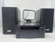 Mini receptor ONKYO CR-445 CD/AM/FM sem controle remoto sem cabos com antena FUNCIONANDO comprar usado  Enviando para Brazil