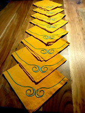 Lot serviettes lin d'occasion  Senozan