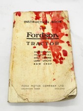 Fordson tractor manual for sale  PRESTON