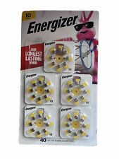 Baterias para aparelhos auditivos Energizer zinco ar tamanho 10, 40 unidades comprar usado  Enviando para Brazil