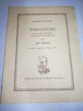 Mauro giuliani variazioni usato  Castellammare di Stabia
